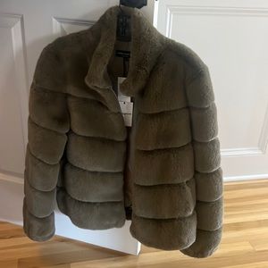 NEW w TAGS Generation Love Faux Fur Jacket sz M